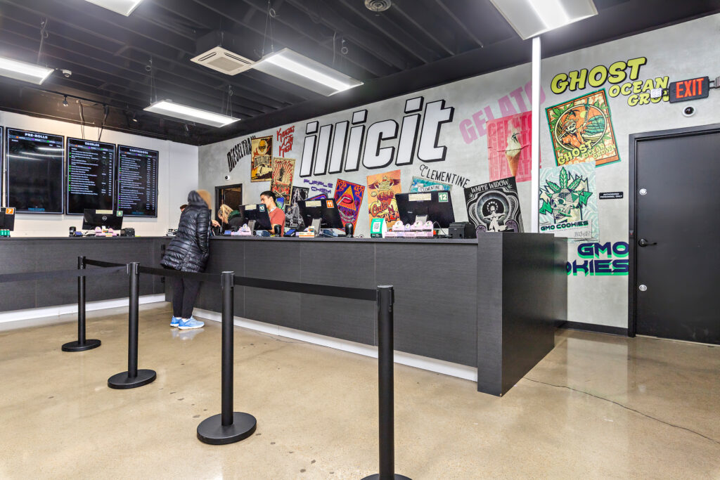 interior From the Earth cannabis dispensary