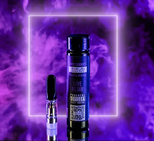 illicit live resin cart